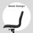 Crowther Mid Century Modern Contemporary Ergonomic Office Chair Modern Wide Armless With Wheels Pads Arm  Swivel Adjustable Executive Pads Seat-1036075308-1015496087