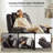 Zero zero clearence recliner  Power Recliner With Dual Motor Adjustable Headrest, Scratch-Resistant Faux Leather, USB Charging, Dark Brown-1706892111