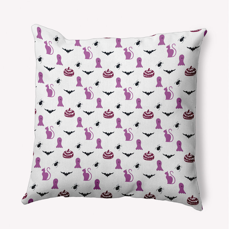Reversible Throw Pillow, 20" x 20", Orchid