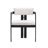 4 Person Modern Dining Table Set, 68" Rectangle Table and  Upholstery Boucle Chairs-1621269866