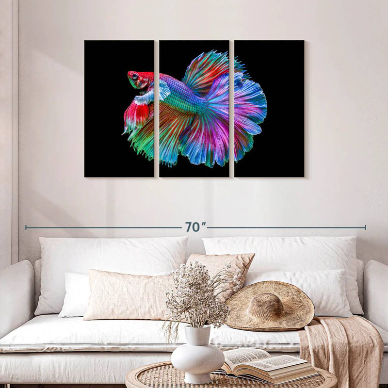 Brampt Chromatic Betta Fish, 28" H x 45" W