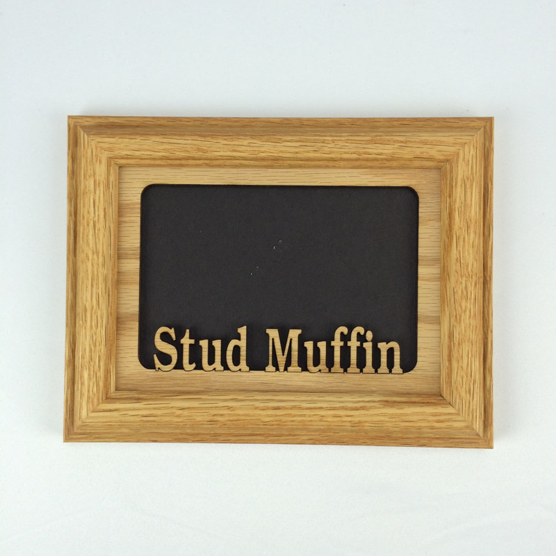 Oak Solid Wood Picture Frame with Mat, Horizontal