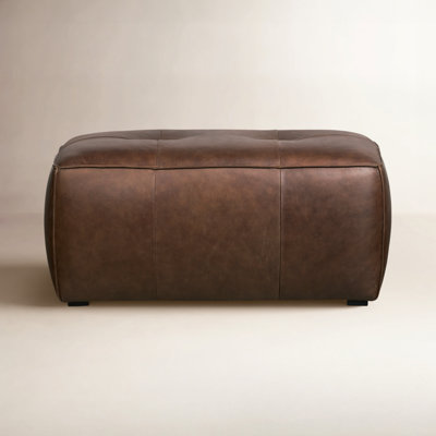 Capa 37" Genuine Leather Ottoman