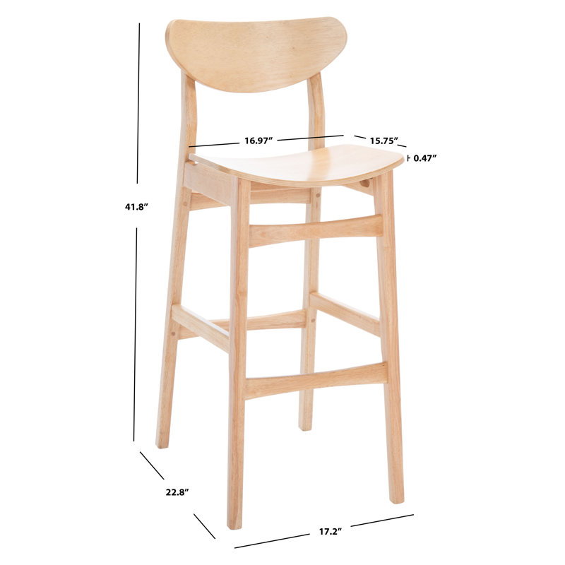 29.53'' Bar Stool, Oak