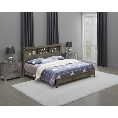 Hasselt Gray Queen Bed