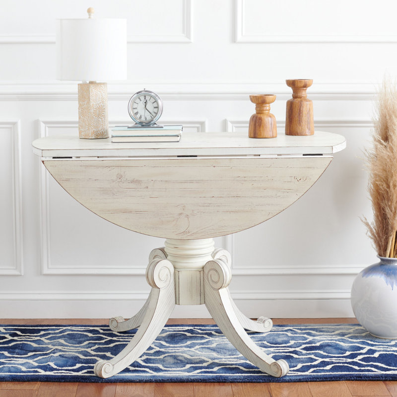 Table de salle à manger Denholme, Blanc antique