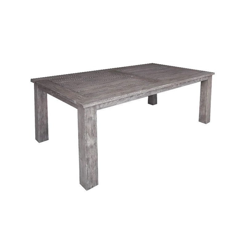 Shelburne Outdoor 7 - Piece Teak Dining Set with Cushions, Navy