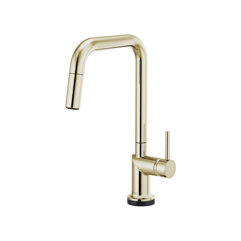 Odin® SmartTouch® Pull-Down Faucet with Square Spout, Lever, Polished Nickel