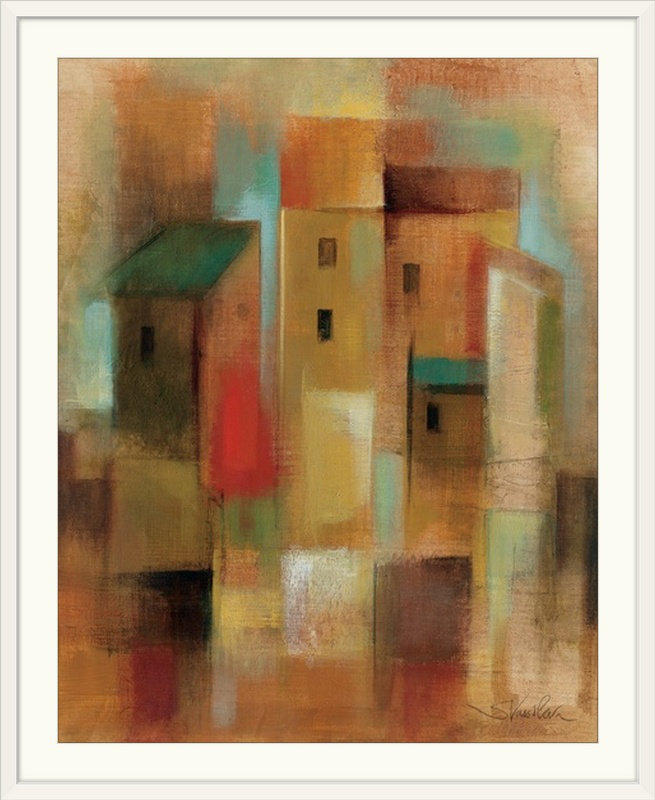 "Old Town Souvencence II" par Silvia Vassileva, reproduction d’art, H 20 po x l 16 po x 1,5 po, Toile