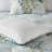 Oversized Comforter , Blue King, Square Decorative Pillow, Easy Care Cotton Bedding Pillows,
