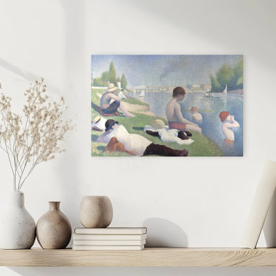 «Bathers At Asnieres 1884 Classic Contemporary Beach Summer», reproduction d'art mural
