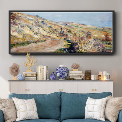 The Road to Giverny, 1885- Framed Canvas