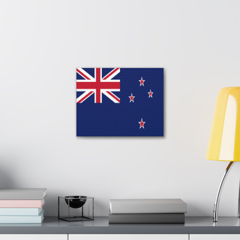 " New Zealand Country Flag ", 24" H x 30" W