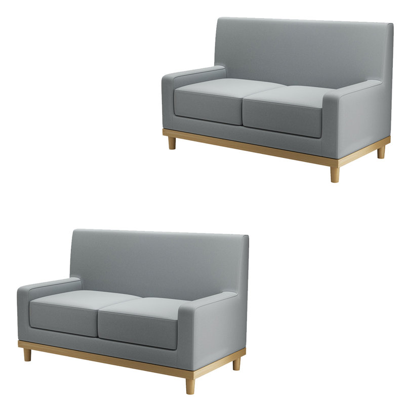 Banc rembourré en similicuir Modern Modern Fashion