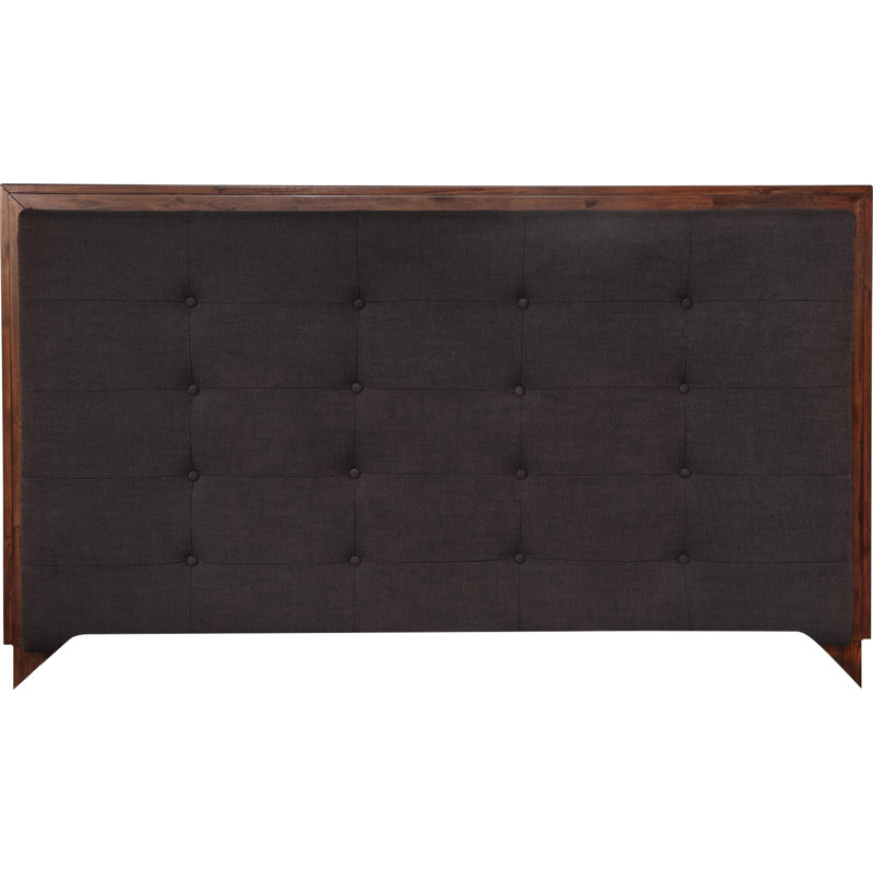 Grand lit standard de rangement rembourré Mcfarren