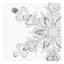 Ornement suspendu en forme de flocon de neige en fer blanc, boule d'hiver 6,3 x 1,8 x 6,7 pouces, ensemble de 6