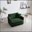 Luxueux fauteuil avec repose-pieds Ille pour le confort et le style.