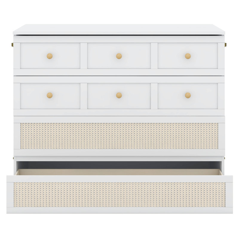 Lit escamotable Taylorsville, Full, Blanc