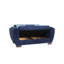 Chenille bleue avec rangement: confortable, peu encombrante, capacité de 600 lb, tissu polyvalent au design fonctionnel, conception confortable, convient aux petits espaces, poids maximal