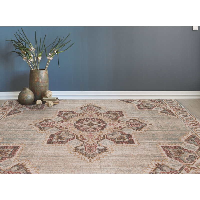 Tapis à poils très courts Kinslee, Rectangulaire 9 pi 10 po x 13 pi 10 po