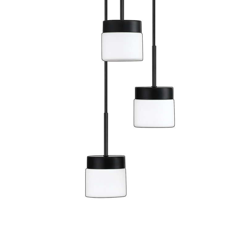 Poêle noire 3 lumières Ikee