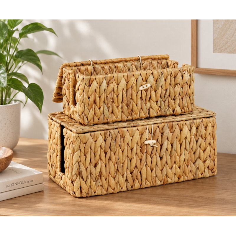 Hand-woven Cable Management Box 2 Pack