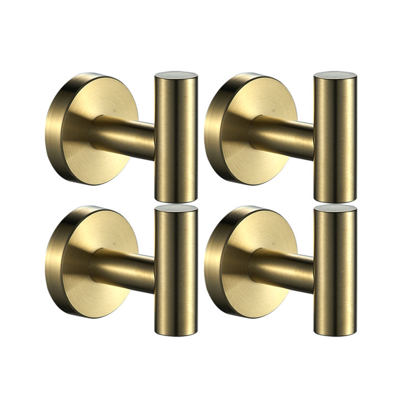 Wall Mounted Towel Hook, Light Gold