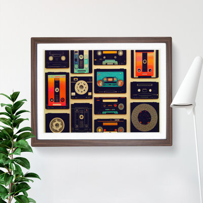 Retro Cassette Tape - Single Picture Frame Painting