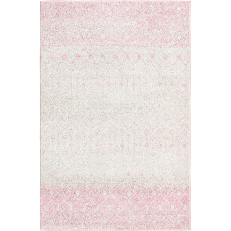 Bradley-Joe Abstract Indoor Rug, Rectangle 5'3" x 8'