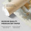 «Abstract Golden Brush Strokes III», reproduction d'art transitionnelle non encadrée-42585207