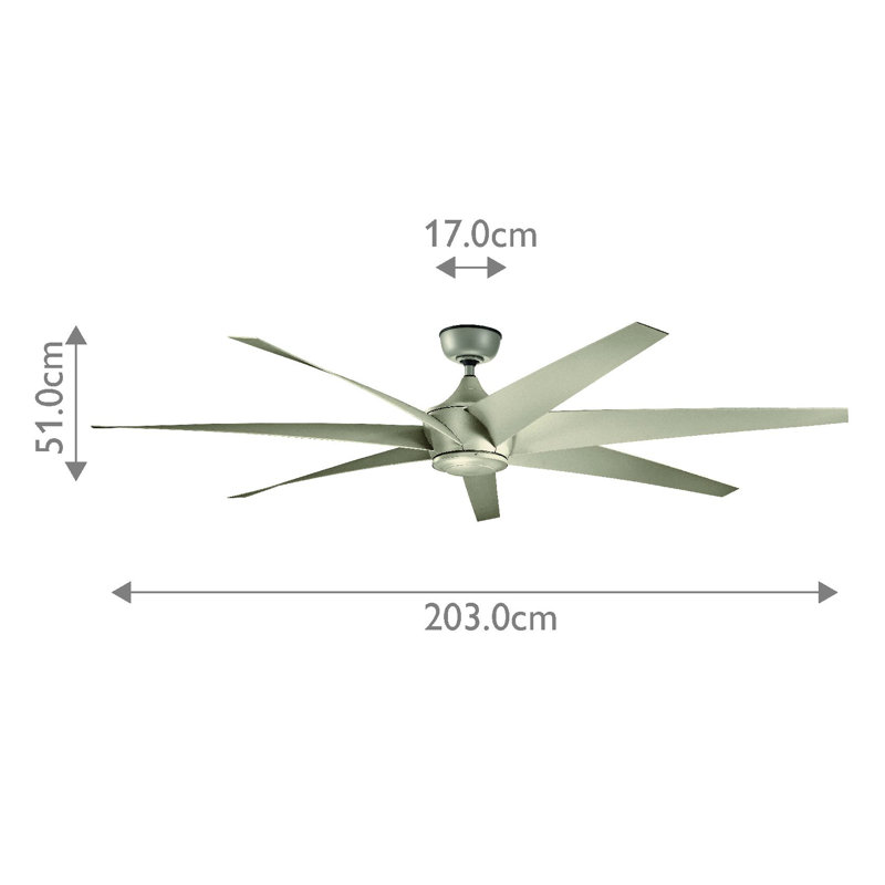 Raziya 80cm Ceiling Fan