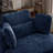 50" W Oversized Upholstered Swivel Barrel Chair With Ottoman-174734978