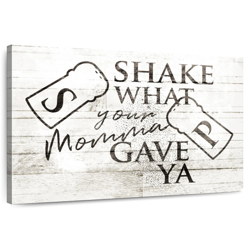 Tergel Shake What Momma Gave Ya, 8" H x 12" W