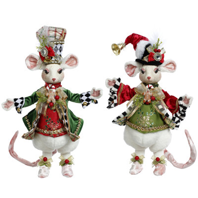 Kitchen Mouse, Set Of  2 - 12 Inches