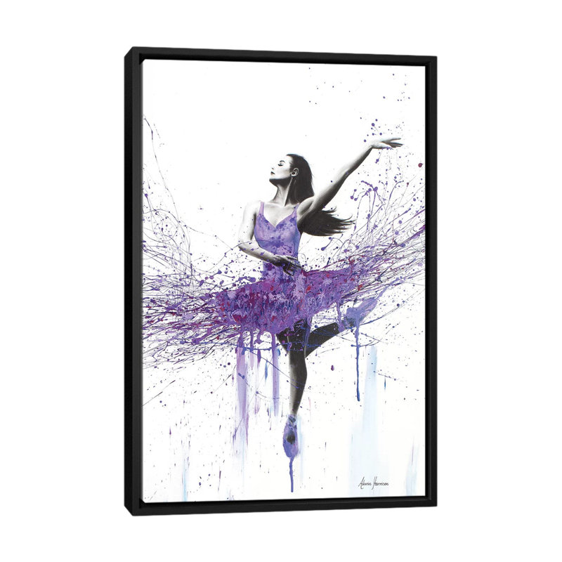 «You Bought Blueberries», art textuel sur toile, Toile avec cadre noir, H 48 po x l 32 po x P 1,5 po, Pas de tapis