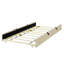 Lit plateforme tapissier simple en velours avec lit gigogne simple-1822552036