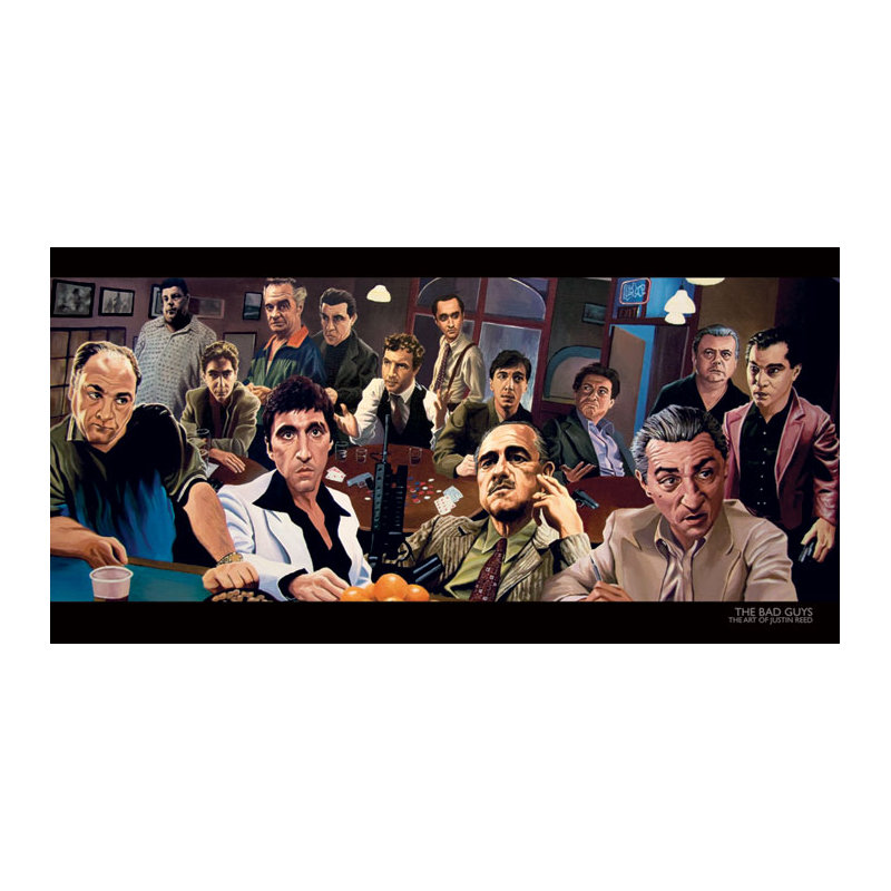 Guys The Art Of Justin Reed Graphic Art Print Reed by Justin Reed - No Frame Print