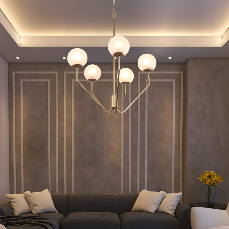 Jacquelyn 5 - Light Dimmable Chandelier