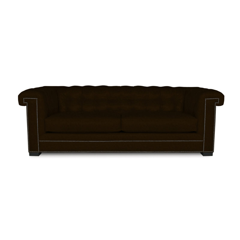 Surrey Leather Sofa, Truffle (Cartier), Espresso