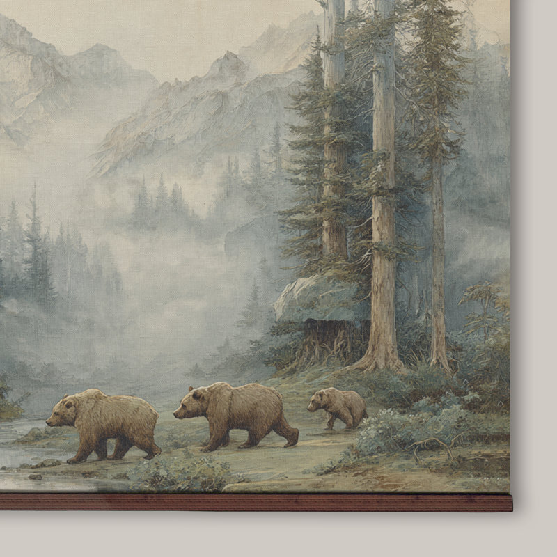 Art mural sur toile prêt à accrocher, H 40 po x l 60 po