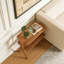 Table d'appoint en bois avec tablette de rangement à 2 niveaux Farmhouse-1447404663