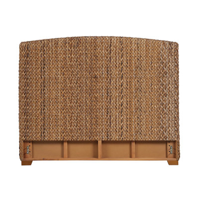 Design élégant - Tête de lit en feuille de bananier tissée Laughton