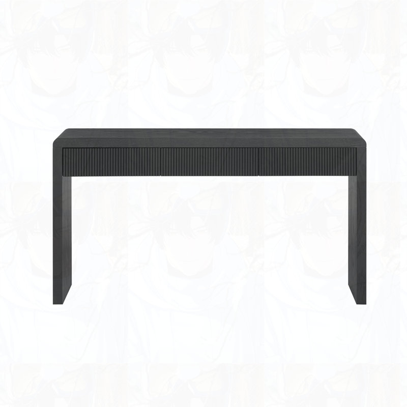 Console avec 3 tiroirs cannelés