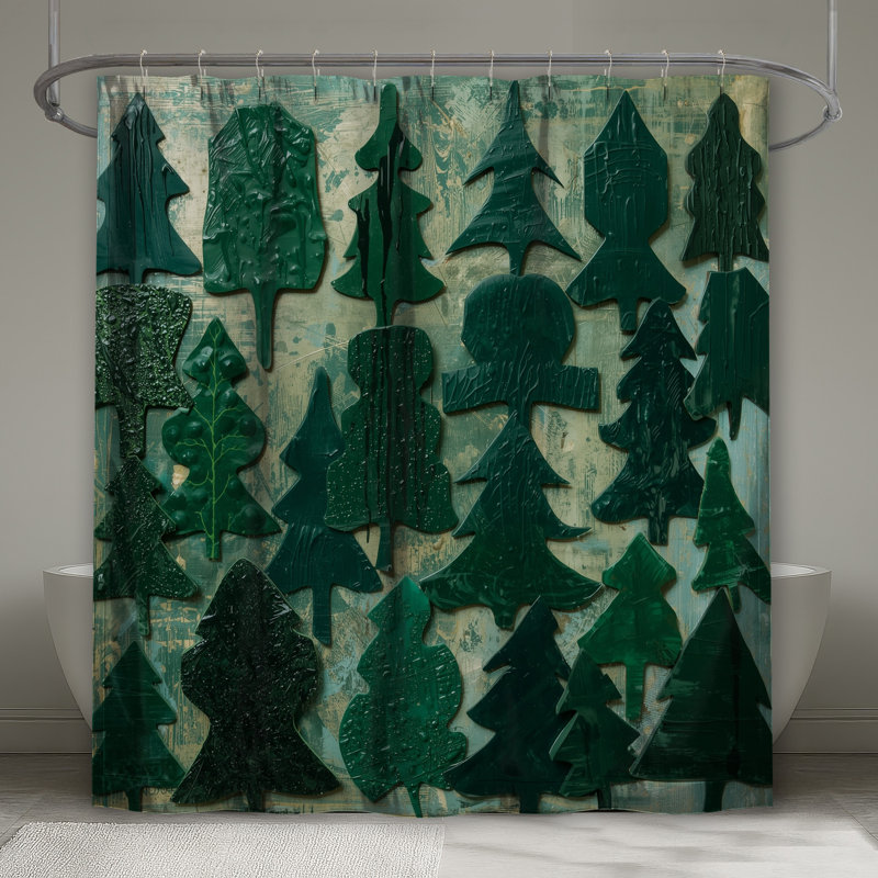 Rideaux de douche Evergreen, L 70 po x H 93 po