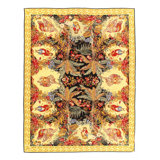 Multi Color Fine Hand Knotted Aubusson Rug 7'4'' X 9'5''