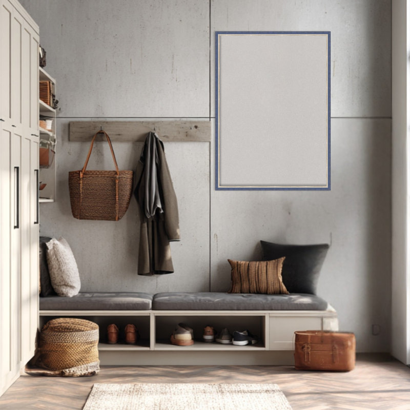 Petit babillard mural Theo, Bleu, 21 po x 29 po