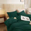 Ultra Soft 3-Piece Dyed Duvet Cover Set With Pillowcases-115637587-115637591