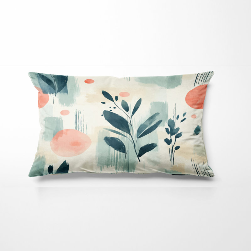 Coussin décoratif abstrait Abstract, H 12 po x l 20 po
