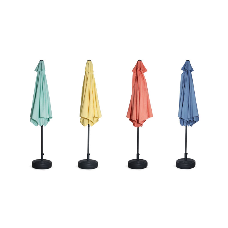Lottie 294cm Market Parasol, Grey Blue