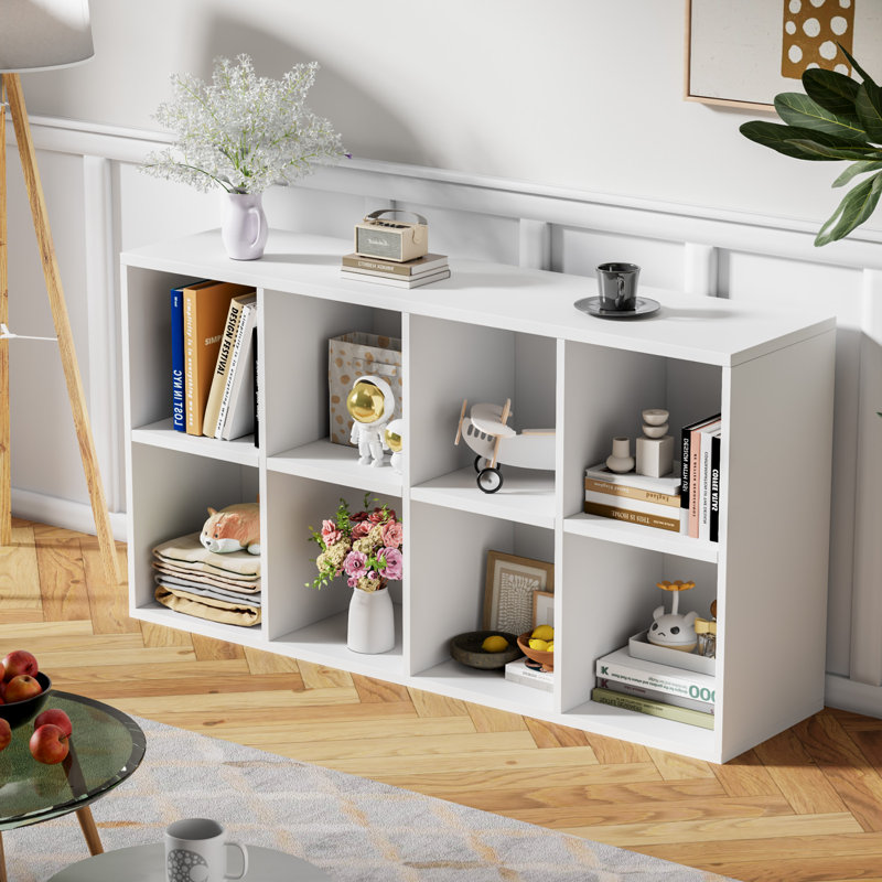 Rangement en bois manufacturé 47,63 po, Blanc